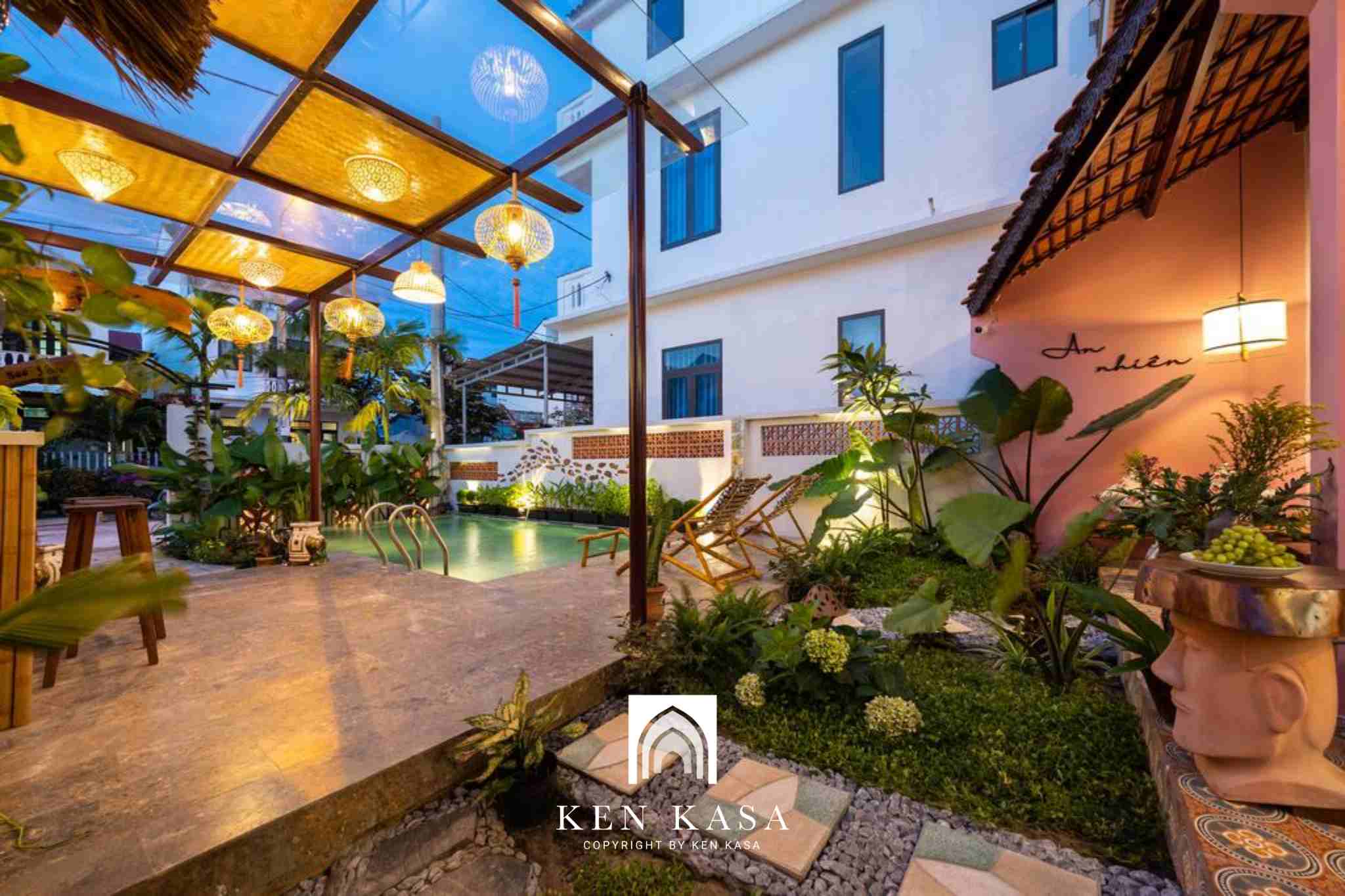 Homestay nhà phố tại không gian bên ngoài 